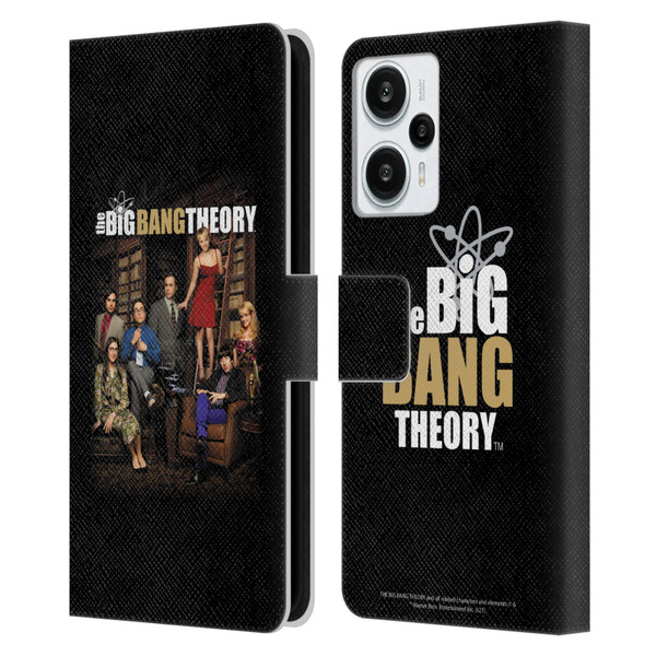 The Big Bang Theory Key Art Season 9 Leather Book Wallet Case Cover For Xiaomi Redmi Note 12T
