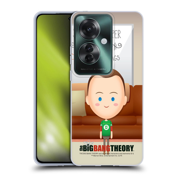 The Big Bang Theory Character Art Sheldon Soft Gel Case for OPPO Reno11 F 5G / F25 Pro 5G