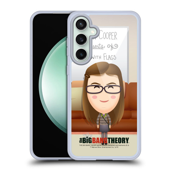 The Big Bang Theory Character Art Amy Soft Gel Case for Samsung Galaxy S23 FE 5G