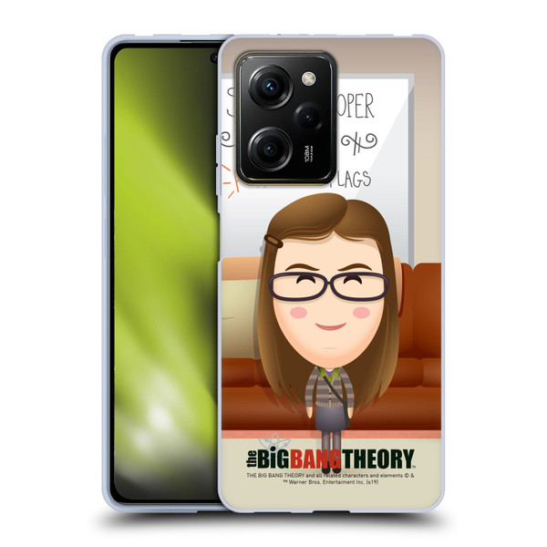 The Big Bang Theory Character Art Amy Soft Gel Case for Xiaomi Redmi Note 12 Pro 5G