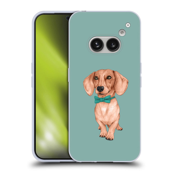 Barruf Dogs Dachshund, The Wiener Soft Gel Case for Nothing Phone (2a)