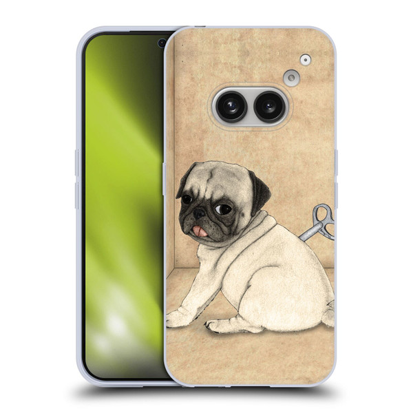 Barruf Dogs Pug Toy Soft Gel Case for Nothing Phone (2a)