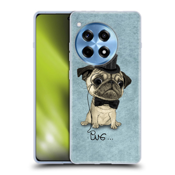Barruf Dogs Gentle Pug Soft Gel Case for OnePlus 12R