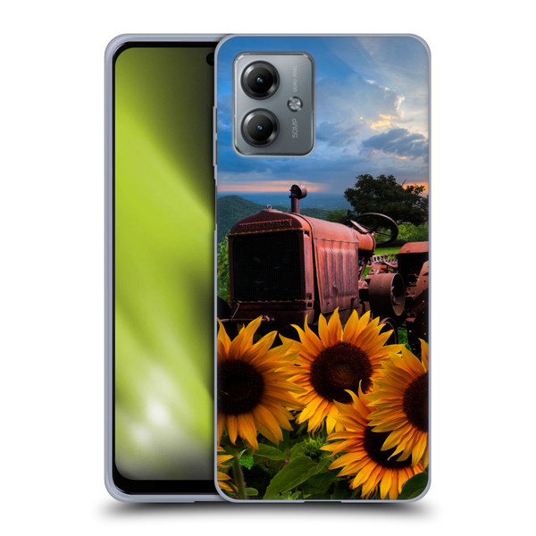 Celebrate Life Gallery Florals Tractor Heaven Soft Gel Case for Motorola Moto G14