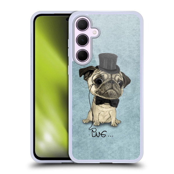 Barruf Dogs Gentle Pug Soft Gel Case for Samsung Galaxy A35 5G