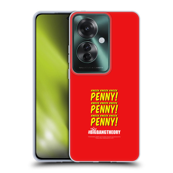 The Big Bang Theory Iconic Sheldon Knock Soft Gel Case for OPPO Reno11 F 5G / F25 Pro 5G