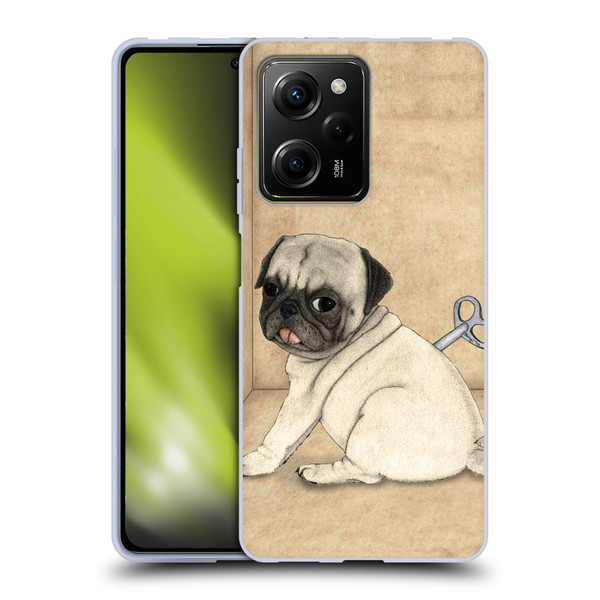 Barruf Dogs Pug Toy Soft Gel Case for Xiaomi Redmi Note 12 Pro 5G