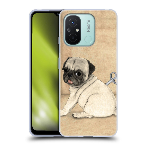 Barruf Dogs Pug Toy Soft Gel Case for Xiaomi Redmi 12C