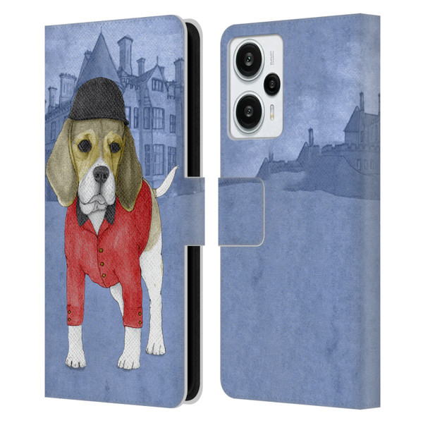 Barruf Dogs Beagle Leather Book Wallet Case Cover For Xiaomi Redmi Note 12T
