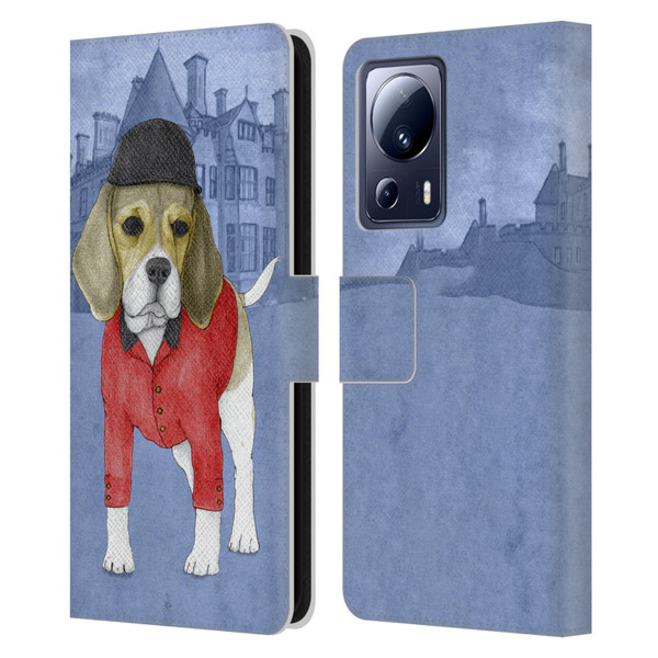 Barruf Dogs Beagle Leather Book Wallet Case Cover For Xiaomi 13 Lite 5G