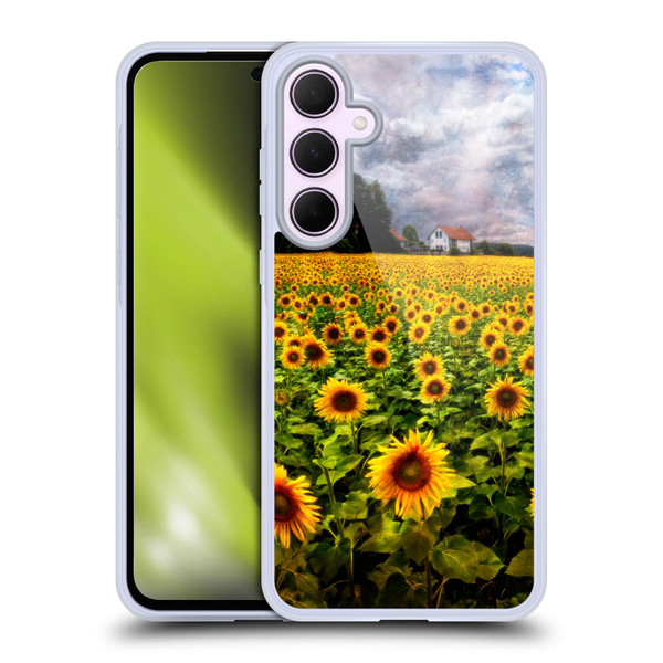 Celebrate Life Gallery Florals Dreaming Of Sunflowers Soft Gel Case for Samsung Galaxy A35 5G