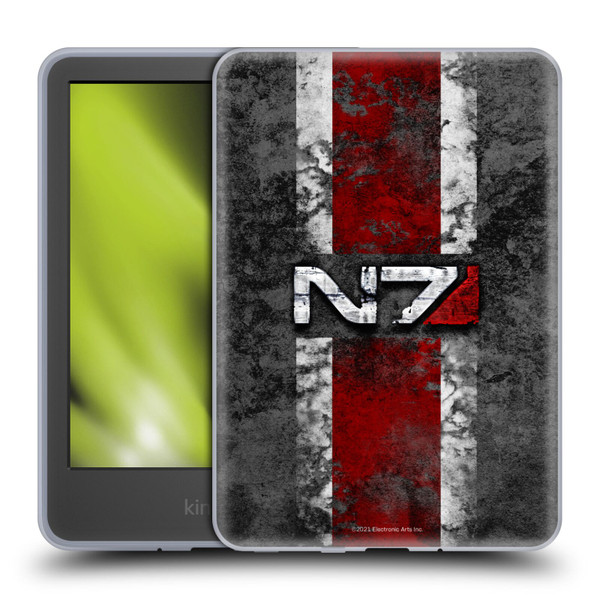 EA Bioware Mass Effect Graphics N7 Logo Distressed Soft Gel Case for Amazon Kindle 11th Gen 6in 2022