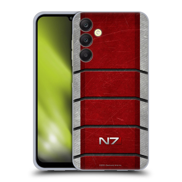 EA Bioware Mass Effect Graphics N7 Logo Armor Soft Gel Case for Samsung Galaxy A25 5G