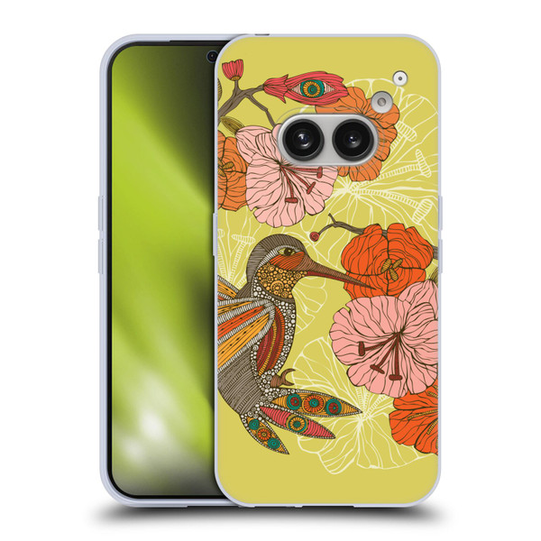 Valentina Birds Hummingbird Flower Soft Gel Case for Nothing Phone (2a)