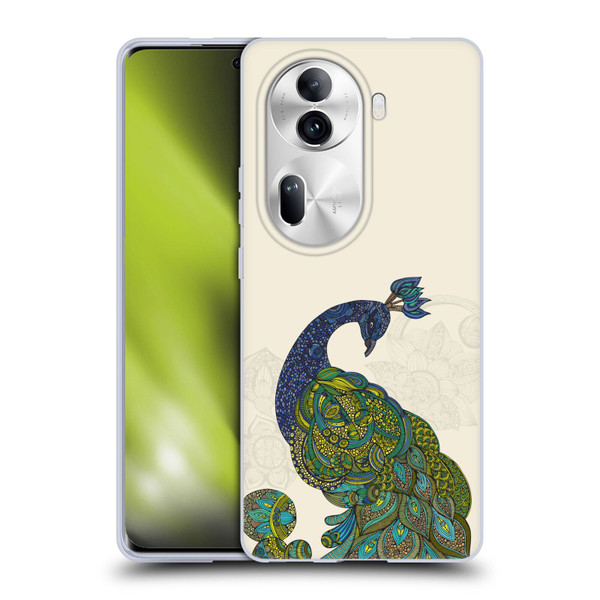 Valentina Birds Peacock Tail Soft Gel Case for OPPO Reno11 Pro