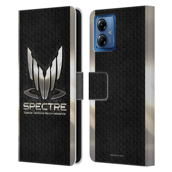 EA Bioware Mass Effect 3 Badges And Logos Spectre Leather Book Wallet Case Cover For Motorola Moto G14