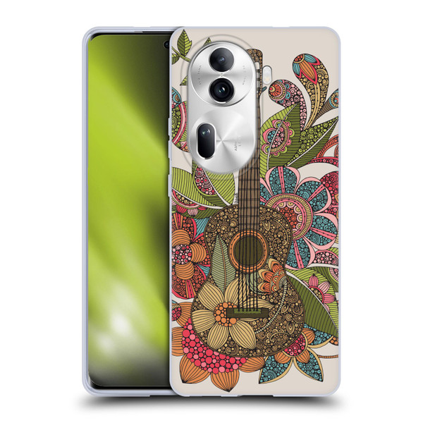 Valentina Bloom Ever Guitar Soft Gel Case for OPPO Reno11 Pro