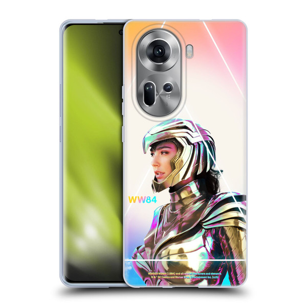 Wonder Woman 1984 80's Graphics Golden Armour 3 Soft Gel Case for OPPO Reno11