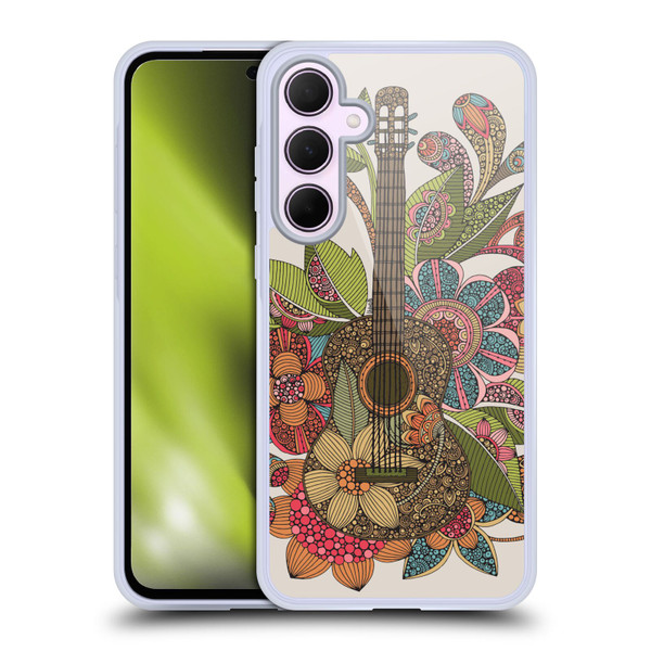 Valentina Bloom Ever Guitar Soft Gel Case for Samsung Galaxy A35 5G