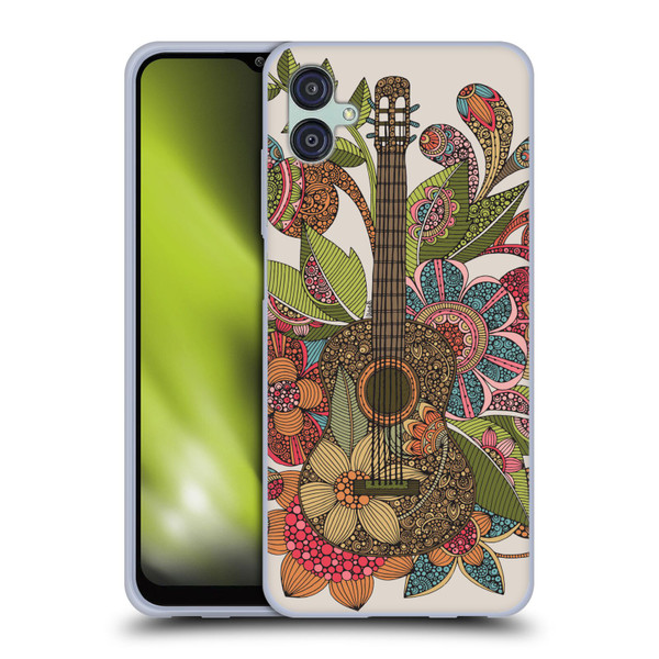 Valentina Bloom Ever Guitar Soft Gel Case for Samsung Galaxy M04 5G / A04e