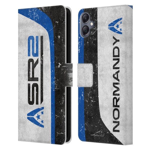 EA Bioware Mass Effect 3 Badges And Logos SR2 Normandy Leather Book Wallet Case Cover For Samsung Galaxy A05