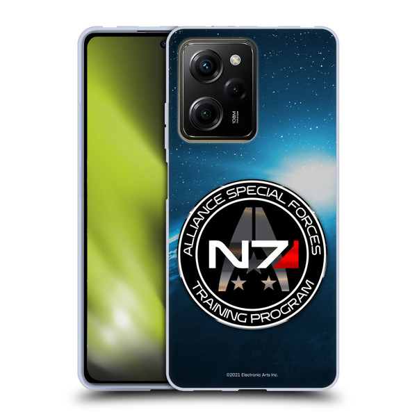 EA Bioware Mass Effect 3 Badges And Logos N7 Training Program Soft Gel Case for Xiaomi Redmi Note 12 Pro 5G
