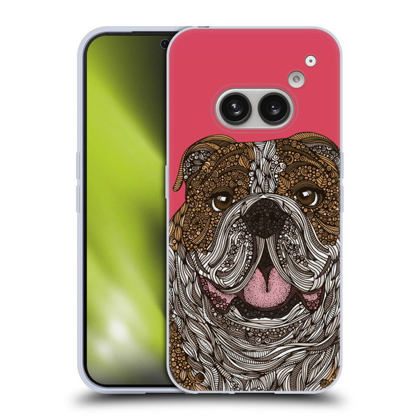 Valentina Dogs English Bulldog Soft Gel Case for Nothing Phone (2a)