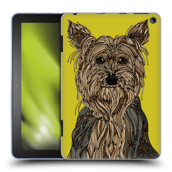 Valentina Dogs Yorkshire Terrier Soft Gel Case for Amazon Fire HD 8/Fire HD 8 Plus 2020