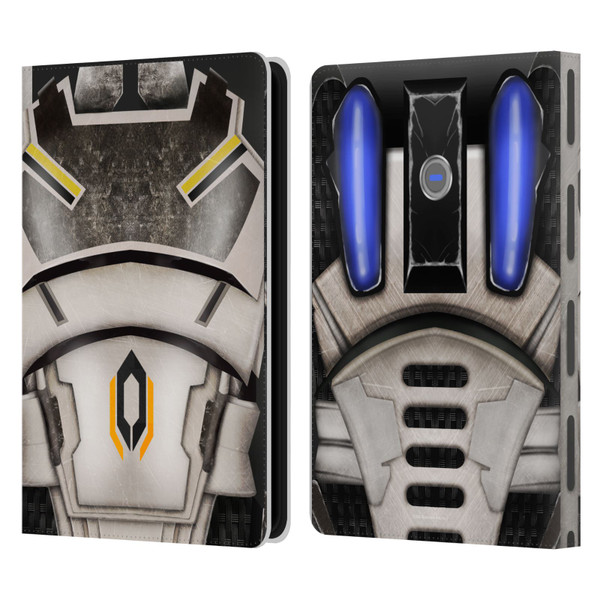 EA Bioware Mass Effect Armor Collection Cerberus Leather Book Wallet Case Cover For Amazon Kindle Paperwhite 5 (2021)