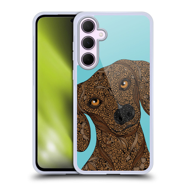 Valentina Dogs Dachshund Soft Gel Case for Samsung Galaxy A35 5G