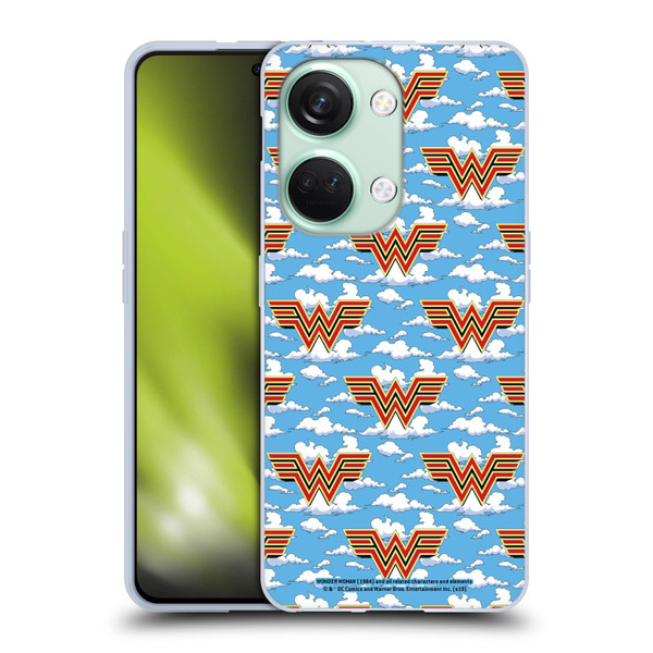 Wonder Woman 1984 Logo Art Retro Pattern 2 Soft Gel Case for OnePlus Nord 3 5G