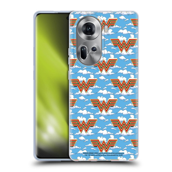 Wonder Woman 1984 Logo Art Retro Pattern 2 Soft Gel Case for OPPO Reno11