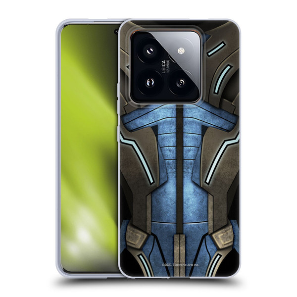 EA Bioware Mass Effect Armor Collection Garrus Vakarian Soft Gel Case for Xiaomi 14 Pro