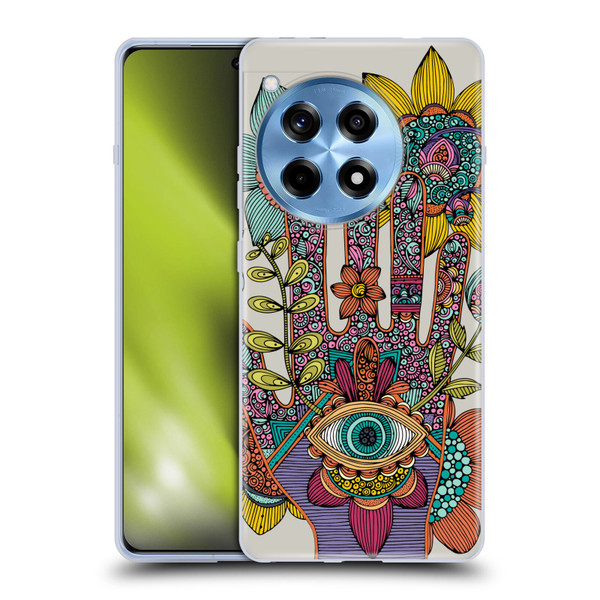 Valentina Symbols Illustration Hamsa Soft Gel Case for OnePlus 12R