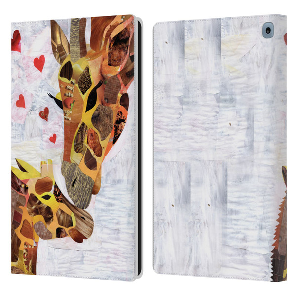 Artpoptart Animals Sweet Giraffes Leather Book Wallet Case Cover For Amazon Fire HD 10 / Plus 2021