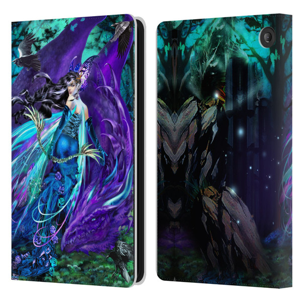 Ruth Thompson Dragons Sagittarius Leather Book Wallet Case Cover For Amazon Fire 7 2022
