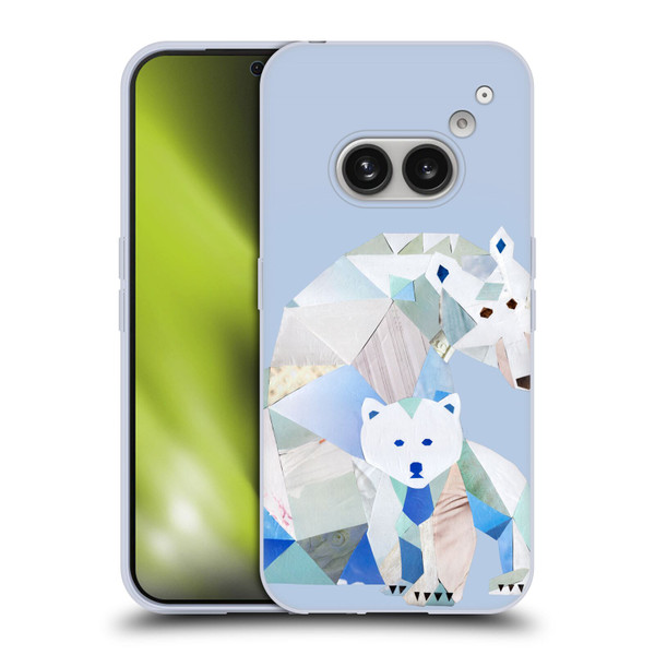 Artpoptart Animals Polar Bears Soft Gel Case for Nothing Phone (2a)