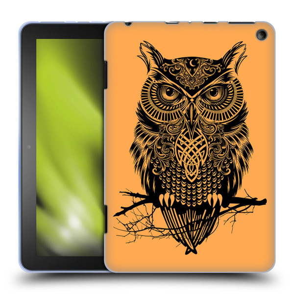 Rachel Caldwell Animals 3 Owl 2 Soft Gel Case for Amazon Fire HD 8/Fire HD 8 Plus 2020