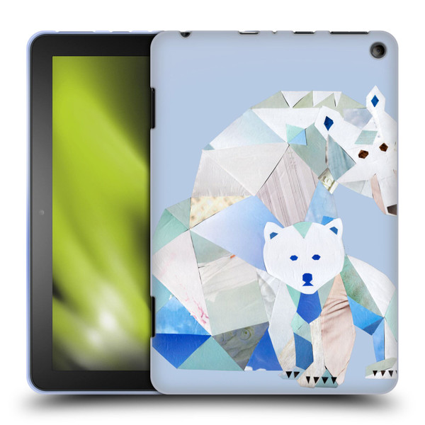 Artpoptart Animals Polar Bears Soft Gel Case for Amazon Fire HD 8/Fire HD 8 Plus 2020