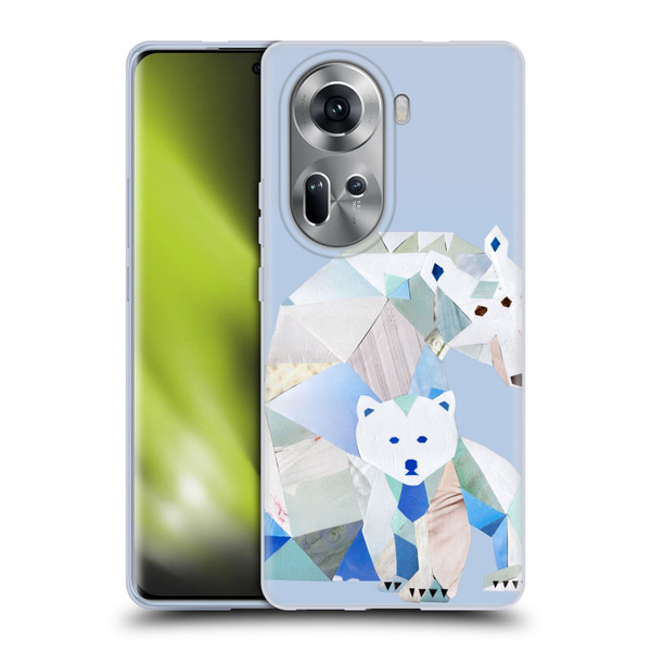 Artpoptart Animals Polar Bears Soft Gel Case for OPPO Reno11