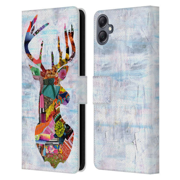 Artpoptart Animals Deer Leather Book Wallet Case Cover For Samsung Galaxy A05