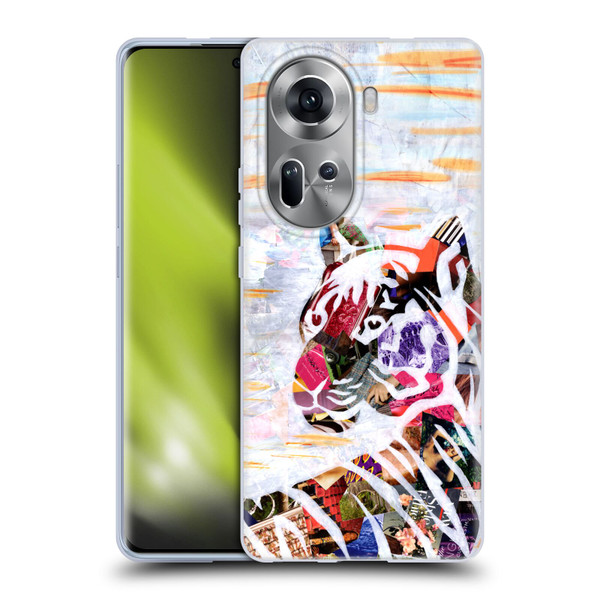 Artpoptart Animals Tiger Soft Gel Case for OPPO Reno11