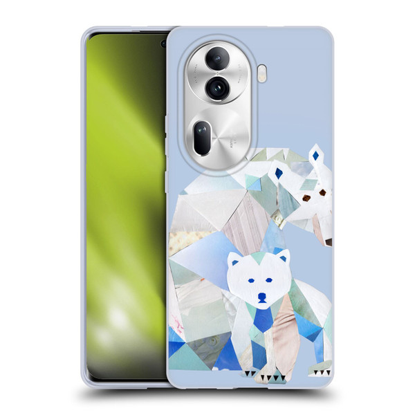 Artpoptart Animals Polar Bears Soft Gel Case for OPPO Reno11 Pro