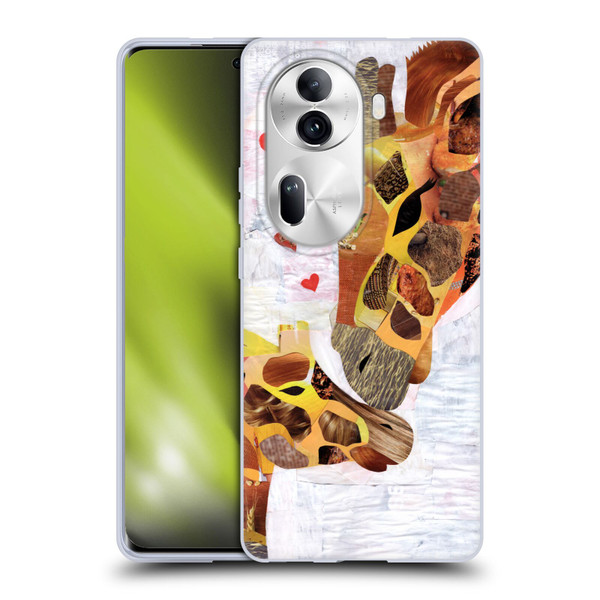 Artpoptart Animals Sweet Giraffes Soft Gel Case for OPPO Reno11 Pro