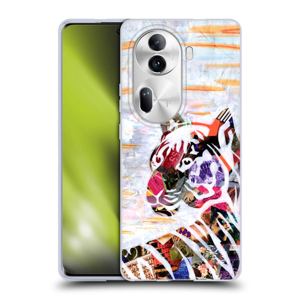 Artpoptart Animals Tiger Soft Gel Case for OPPO Reno11 Pro
