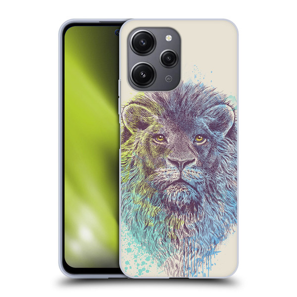 Rachel Caldwell Animals 3 Lion Soft Gel Case for Xiaomi Redmi 12