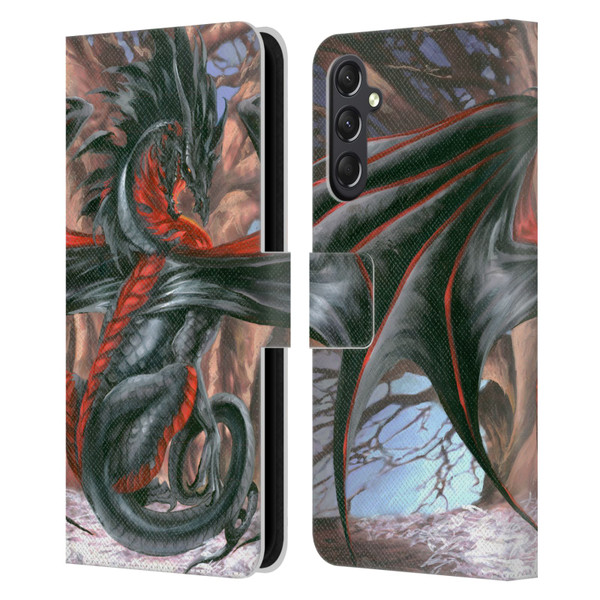 Ruth Thompson Dragons Malice Leather Book Wallet Case Cover For Samsung Galaxy A24 4G / M34 5G