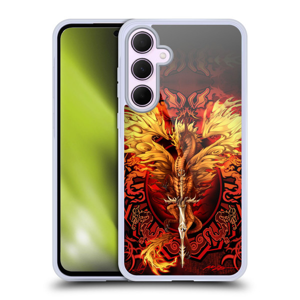 Ruth Thompson Dragons Flameblade Soft Gel Case for Samsung Galaxy A35 5G