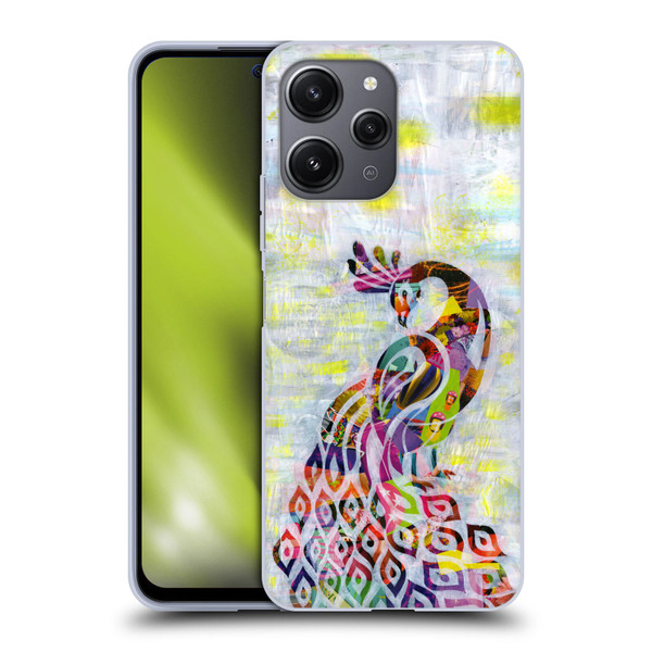 Artpoptart Animals Peacock Soft Gel Case for Xiaomi Redmi 12