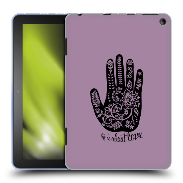 Rachel Caldwell Illustrations About Love Soft Gel Case for Amazon Fire HD 8/Fire HD 8 Plus 2020